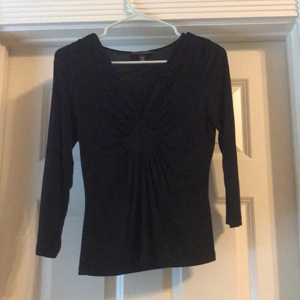 Black 3/4 length sleeve top